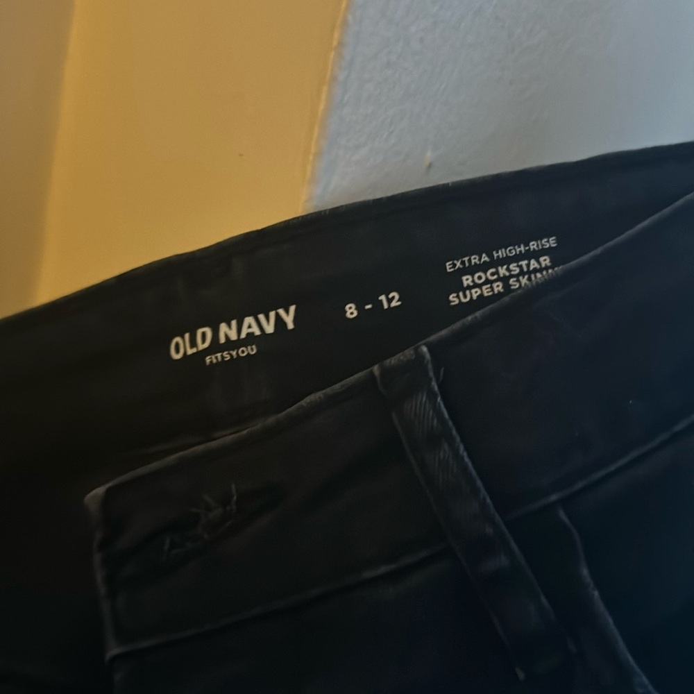 Old Navy fits you size 812 rockstar super skinny leggings jeans